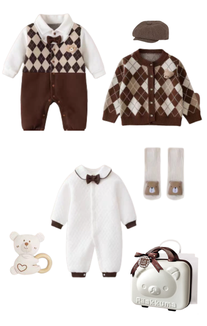 Vintage Winter Baby Set