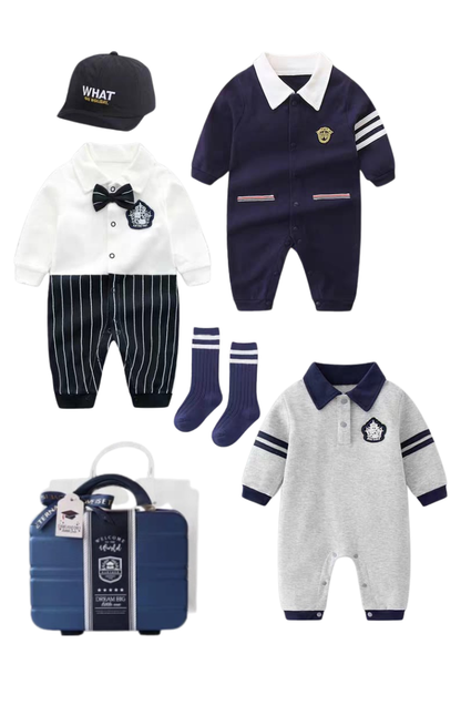 Navy Classic Baby Set