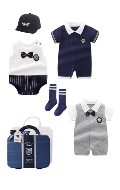 Navy Classic Baby Set