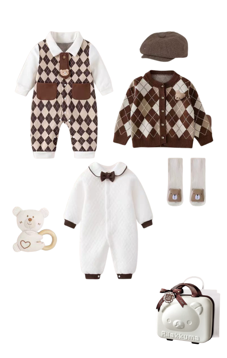Vintage Winter Baby Set