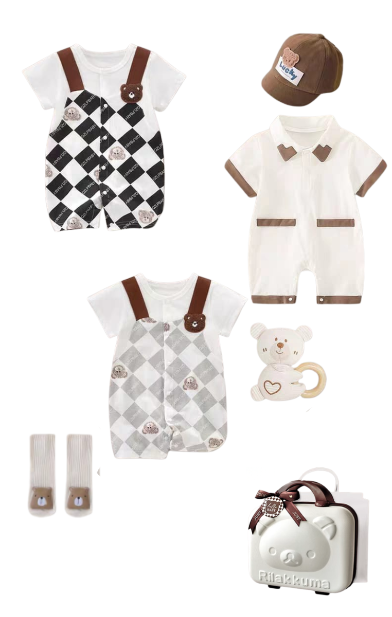 Vintage Winter Baby Set