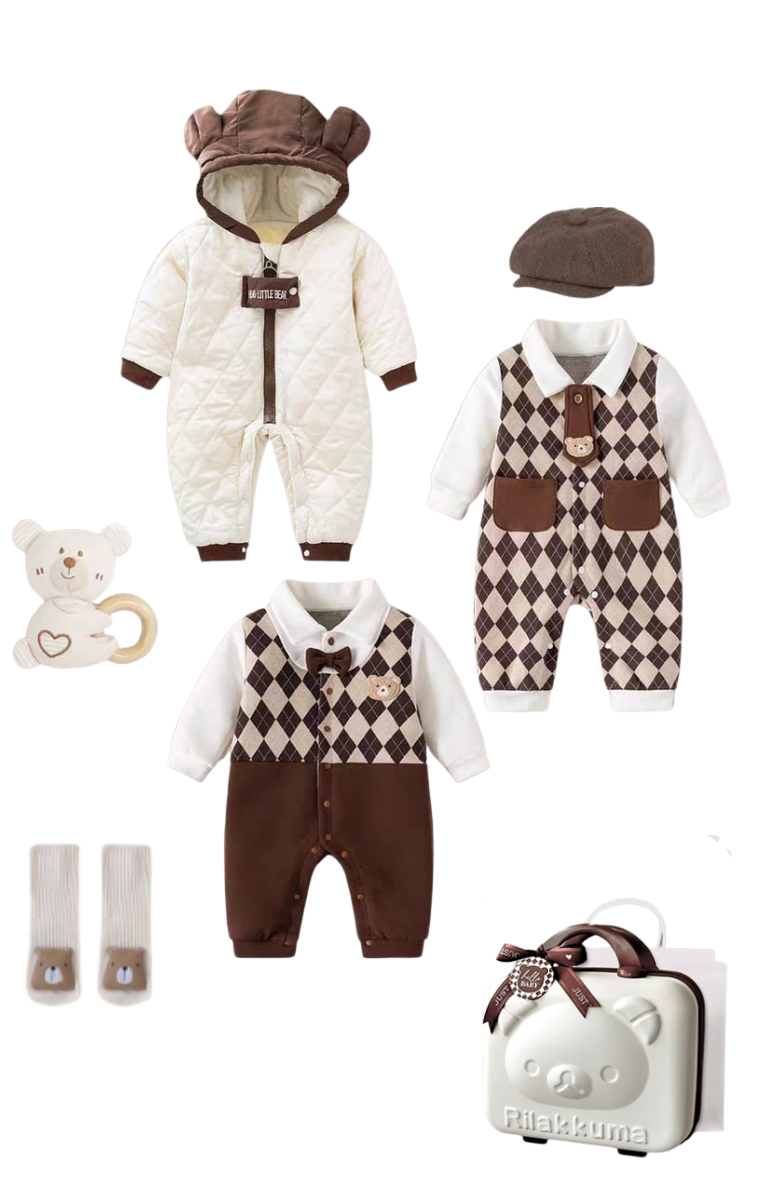 Vintage Winter Baby Set